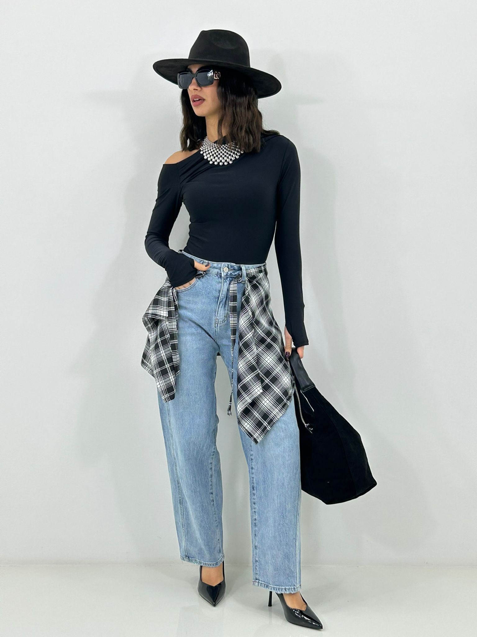 JEANS CASUAL CON FOULARD NEW P/E26