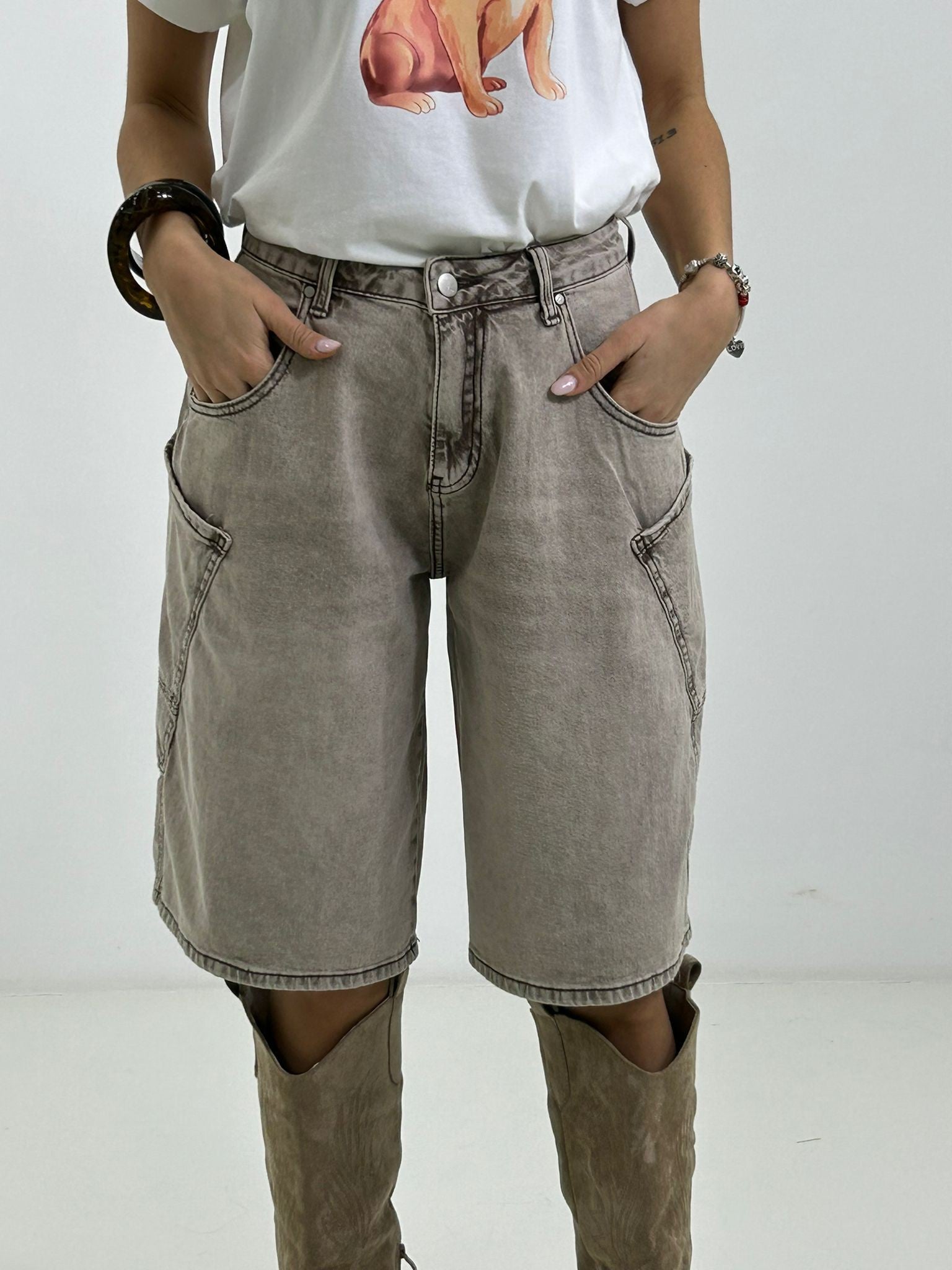 BERMUDA SANDY DENIM NEW P/E26