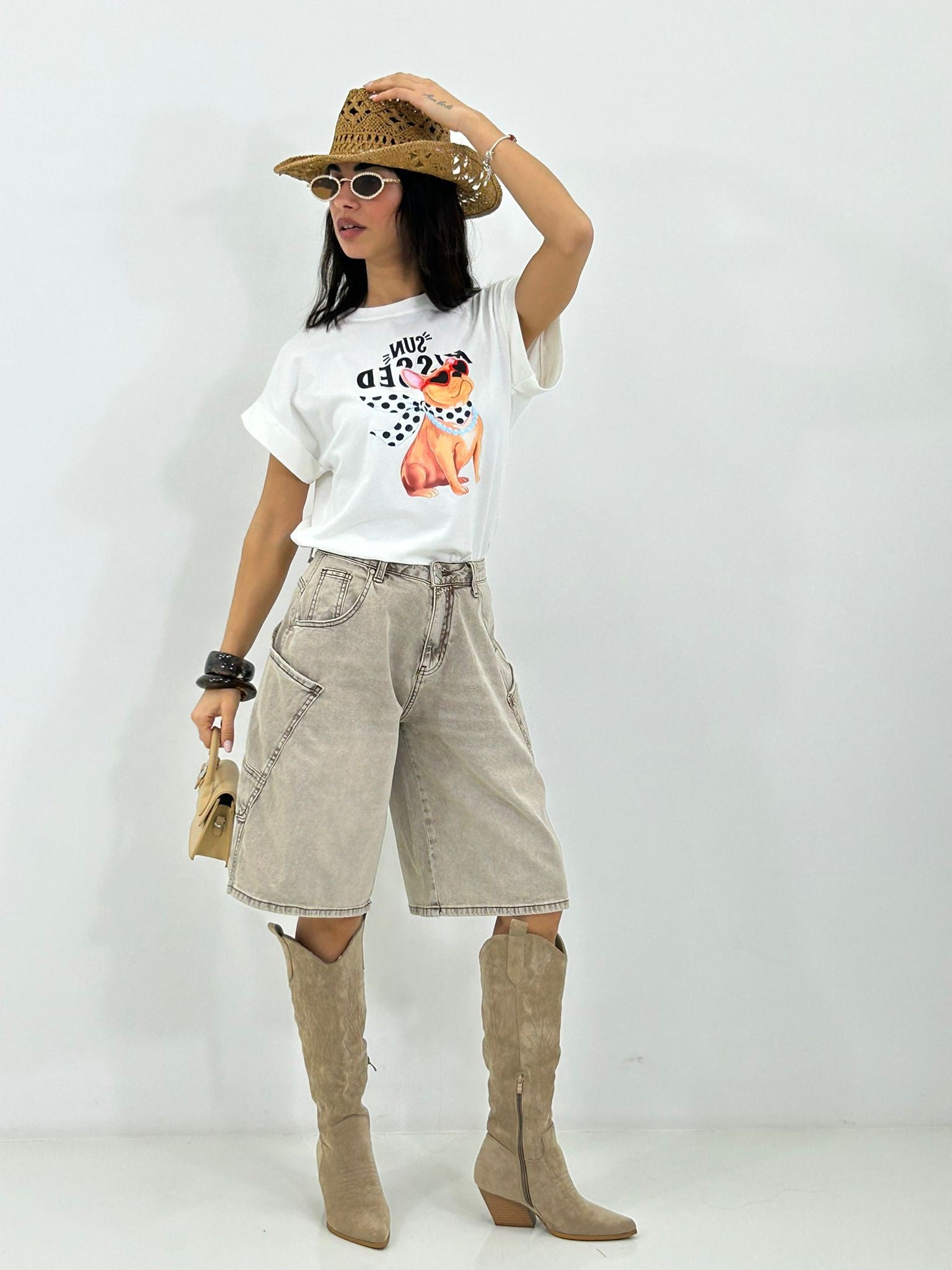 BERMUDA SANDY DENIM NEW P/E26