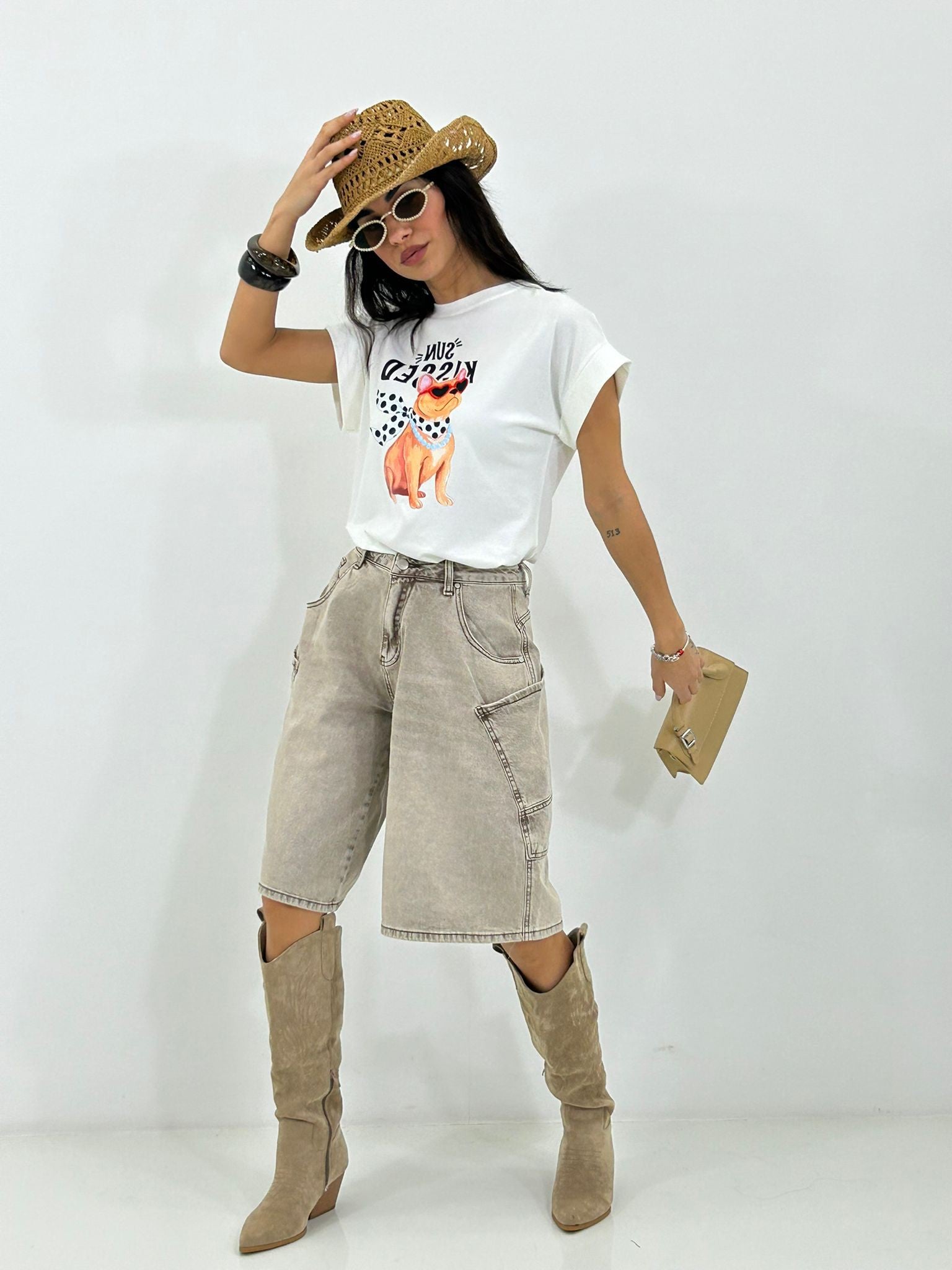 BERMUDA SANDY DENIM NEW P/E26