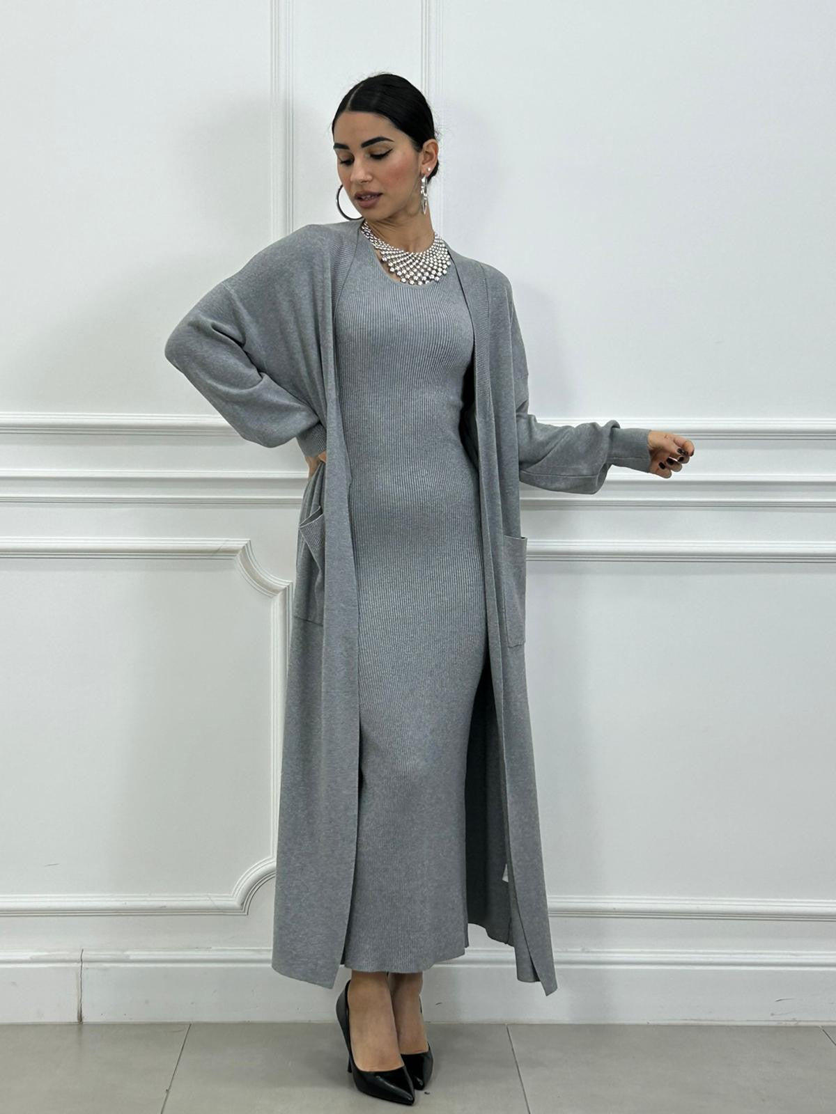 SET CARDIGAN -DRESS NEW AI26
