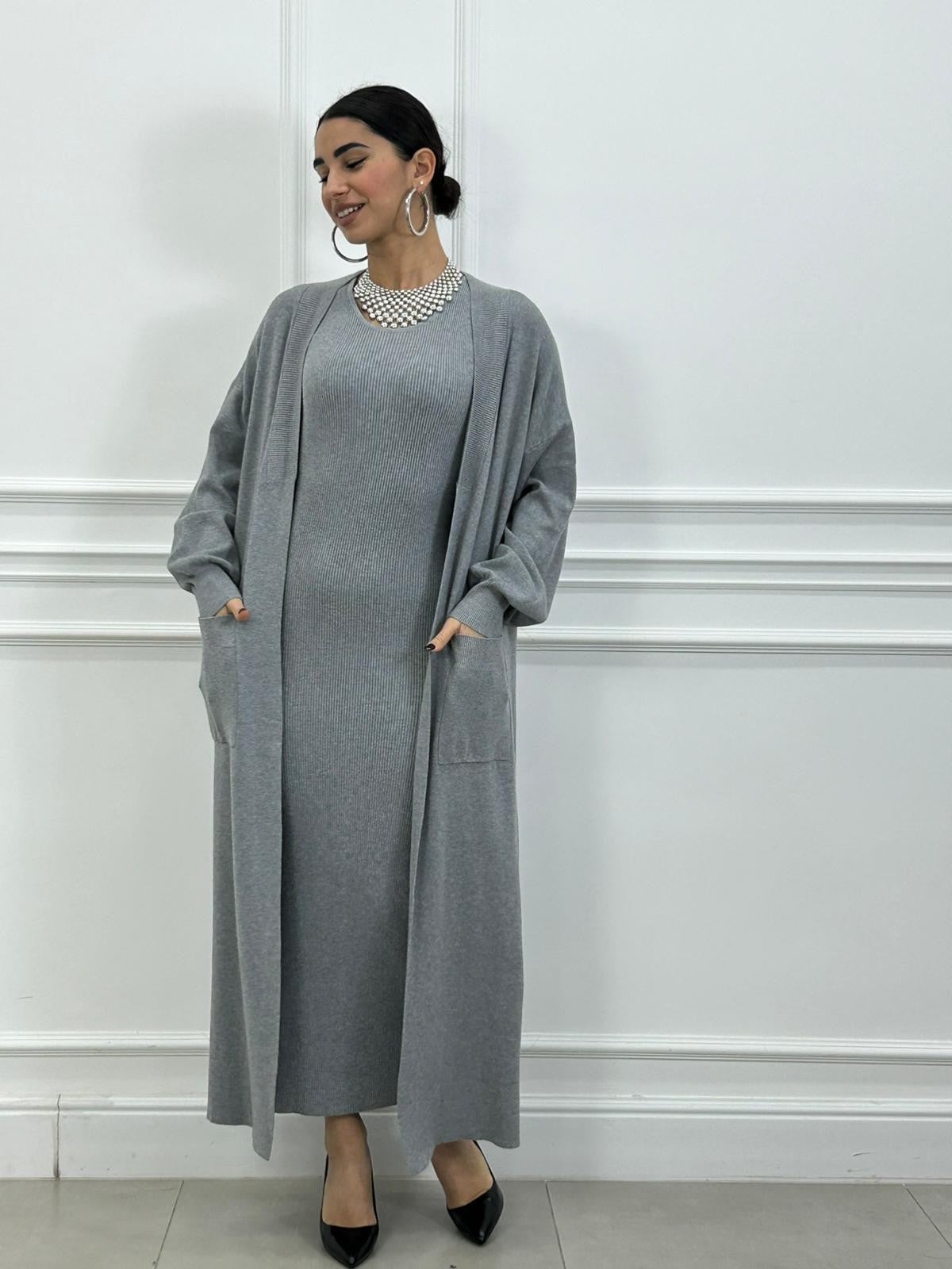 SET CARDIGAN -DRESS NEW AI26
