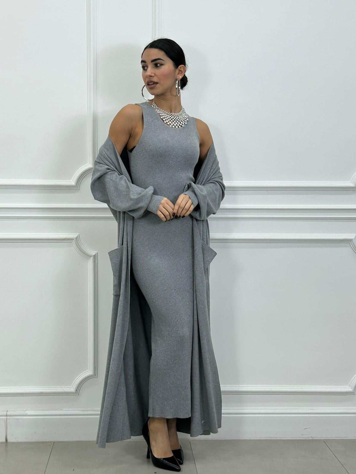 SET CARDIGAN -DRESS NEW AI26