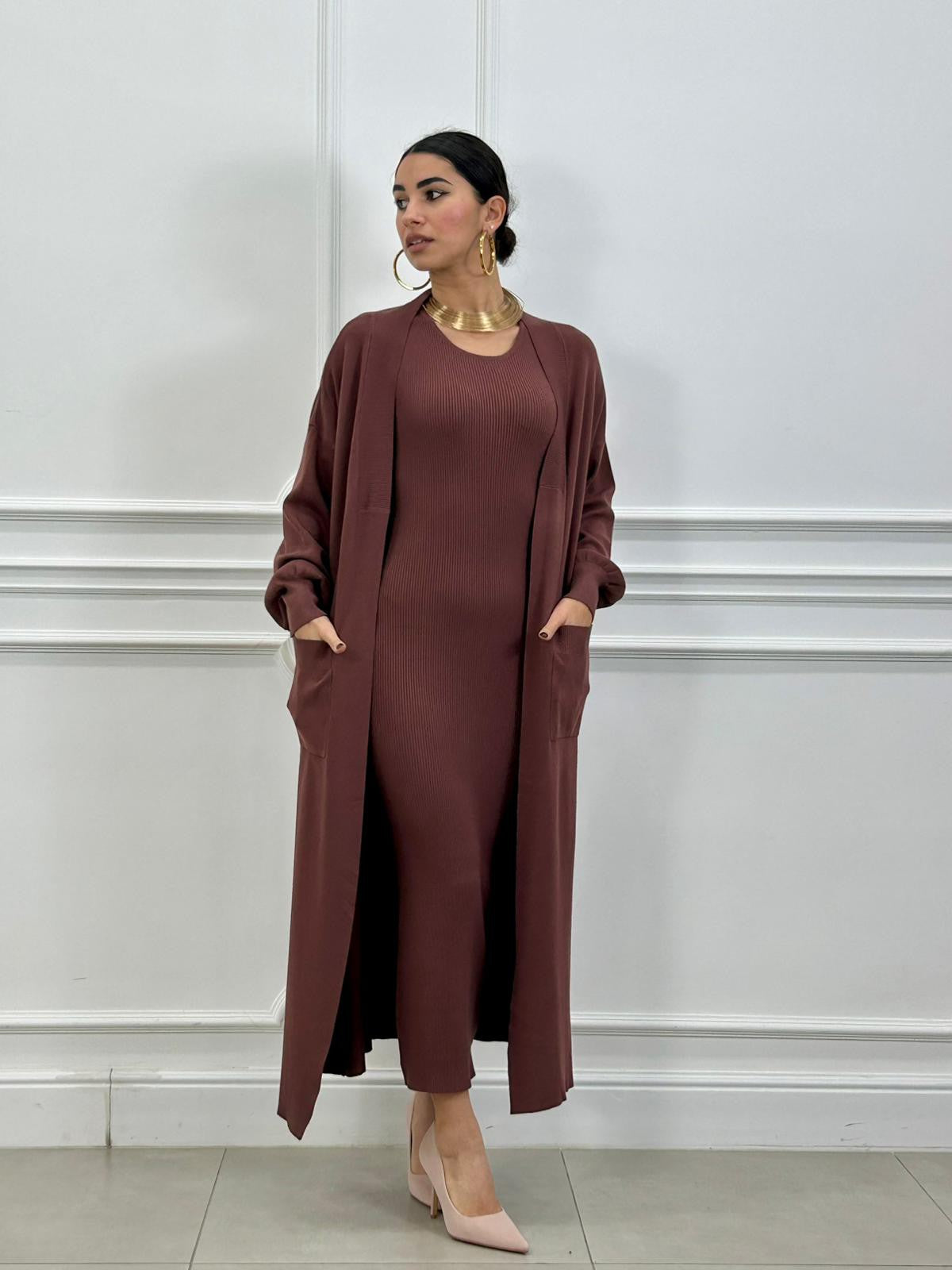 SET CARDIGAN -DRESS NEW AI26