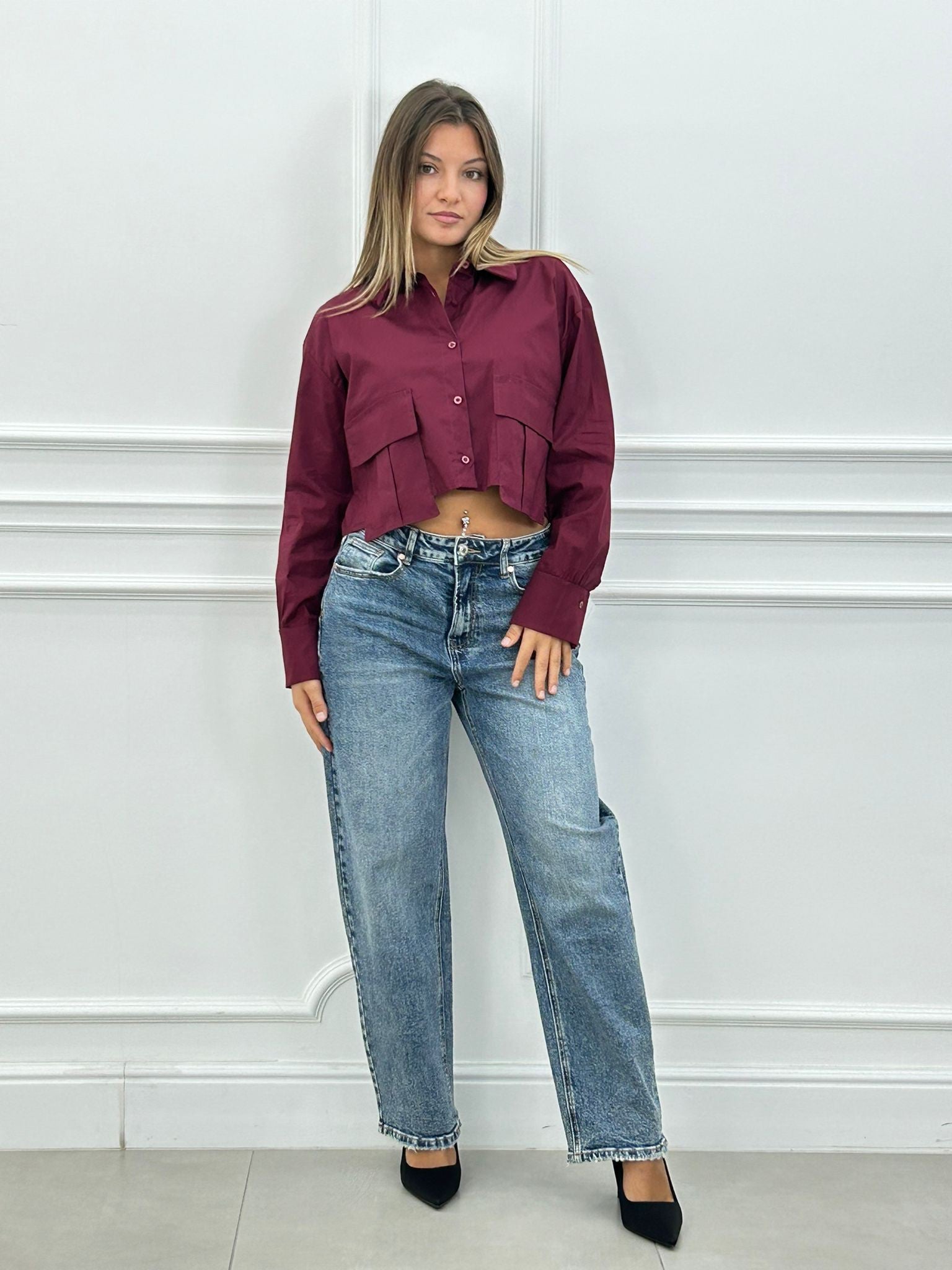 JEANS WIDE LEG NEW AI26
