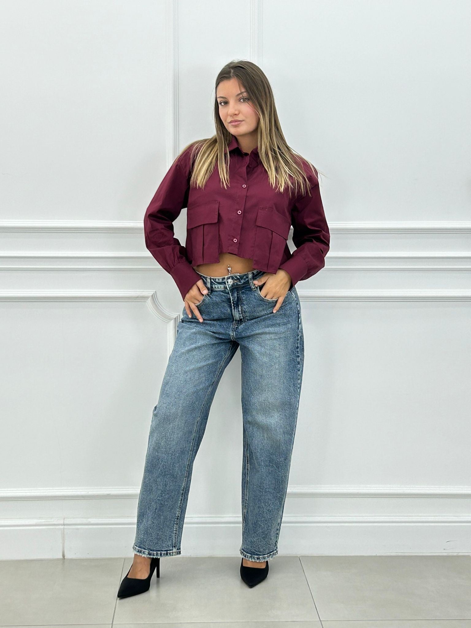 JEANS WIDE LEG NEW AI26