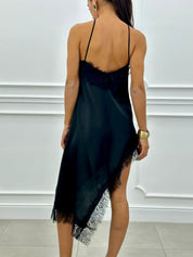 DRESS SATIN & LACE NEW AI26