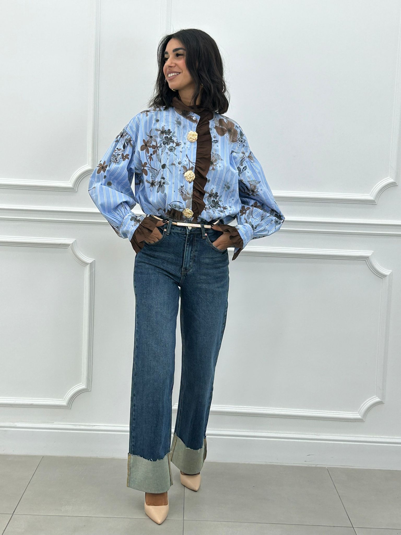 JEANS CON RISVOLTO NEW AI26