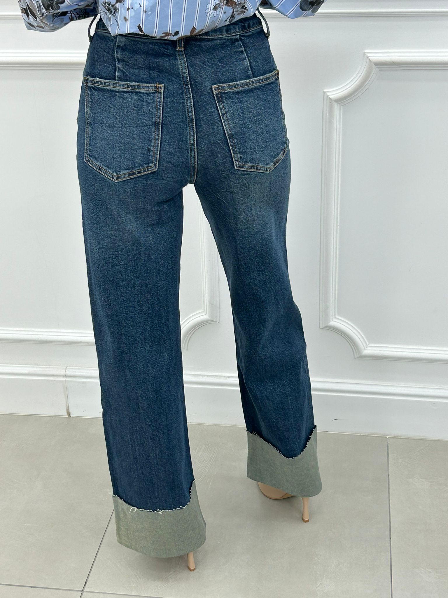 JEANS CON RISVOLTO NEW AI26
