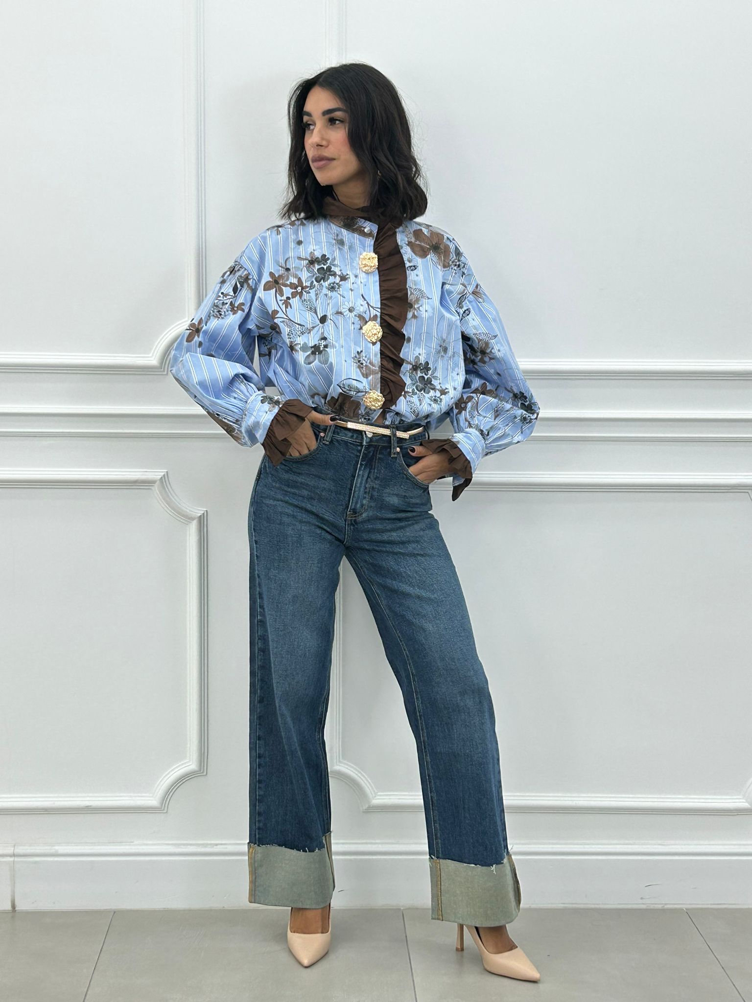 JEANS CON RISVOLTO NEW AI26
