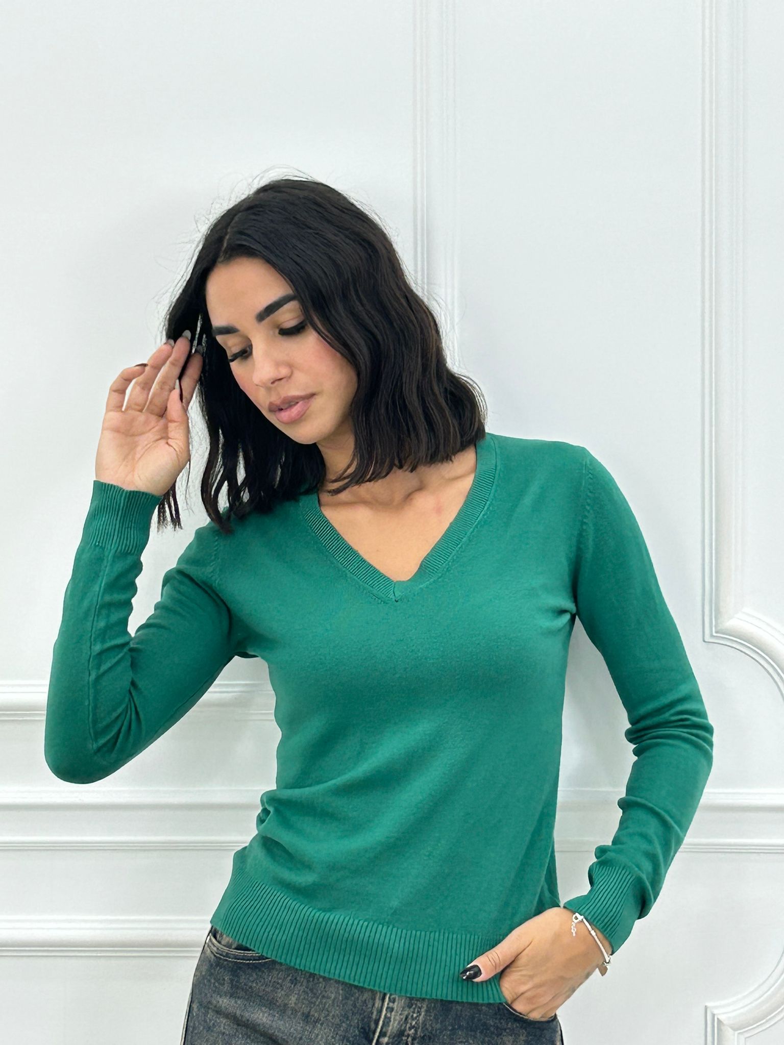 MAGLIONCINO SCOLLO PUNTA NEW AI26