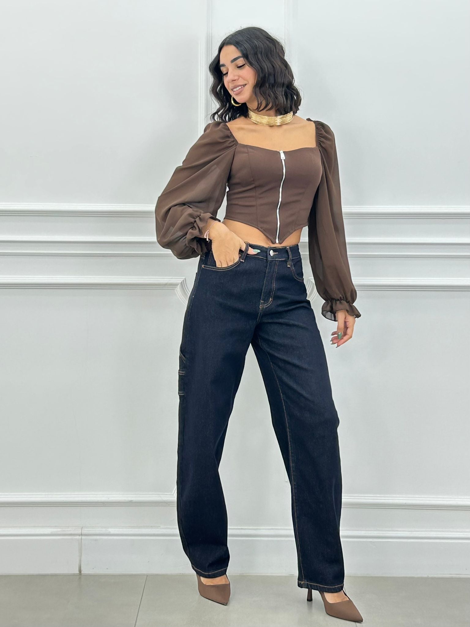 JEANS WIDE BALLOON NEW AI26