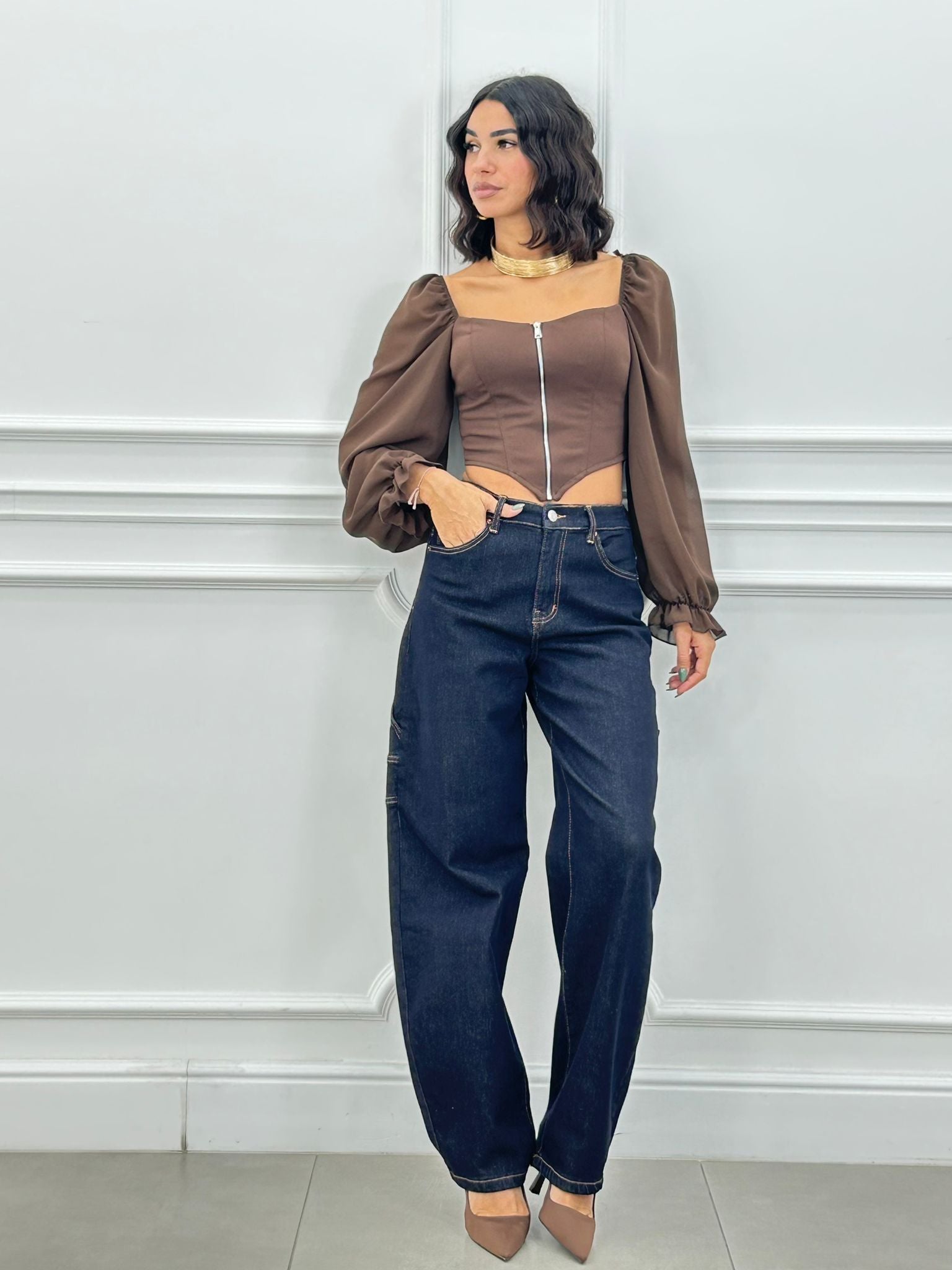 JEANS WIDE BALLOON NEW AI26