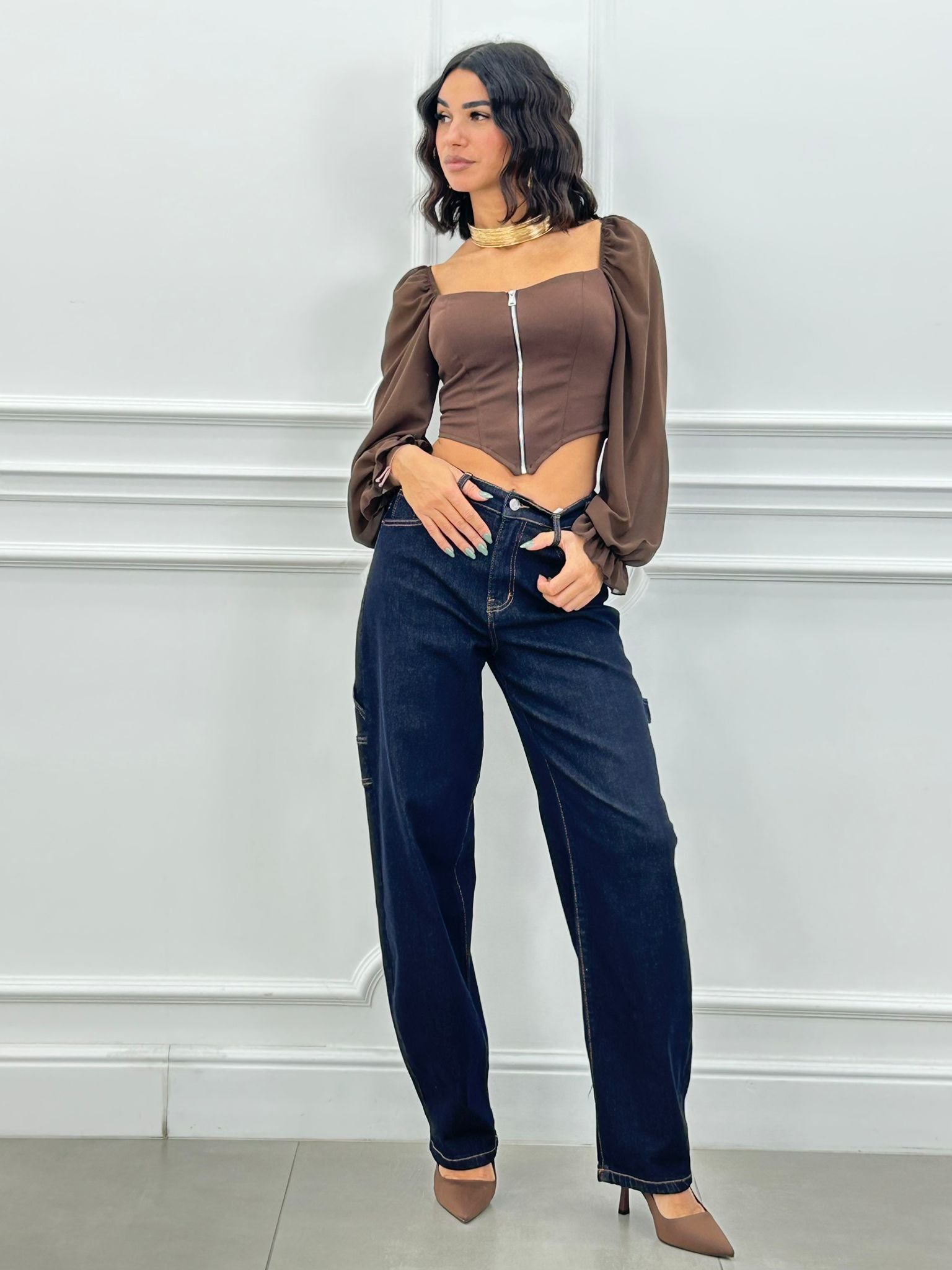 JEANS WIDE BALLOON NEW AI26