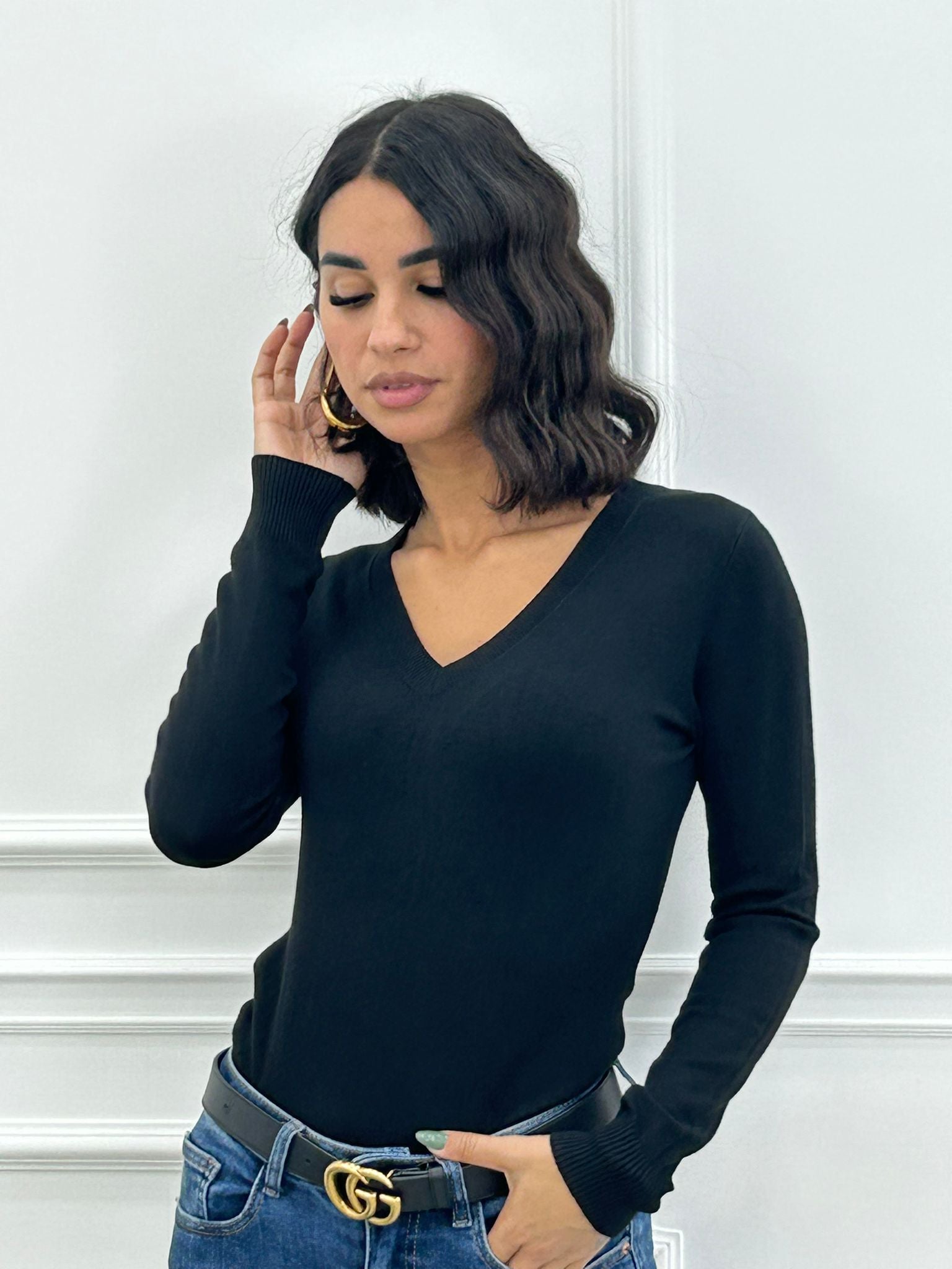 MAGLIONCINO SCOLLO PUNTA NEW AI26