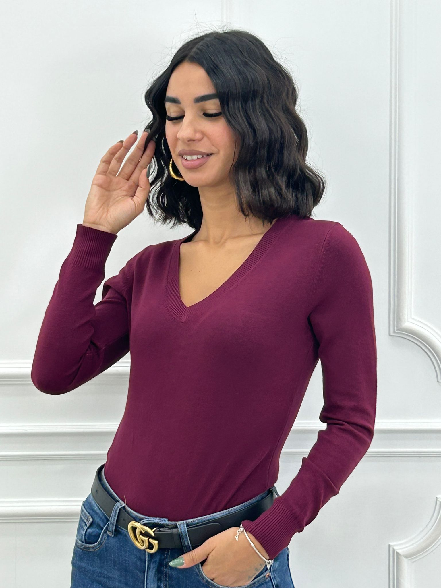 MAGLIONCINO SCOLLO PUNTA NEW AI26