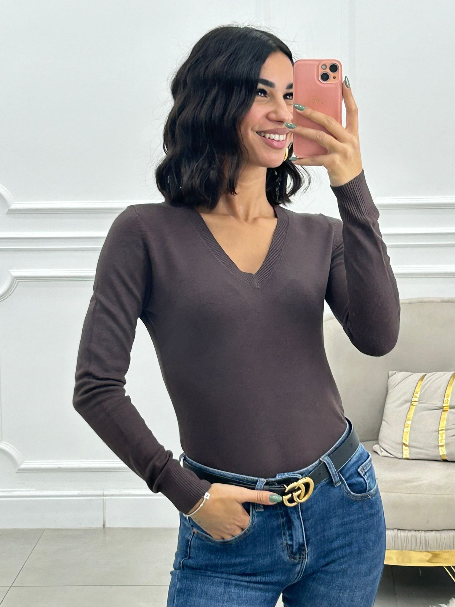 MAGLIONCINO SCOLLO PUNTA NEW AI26