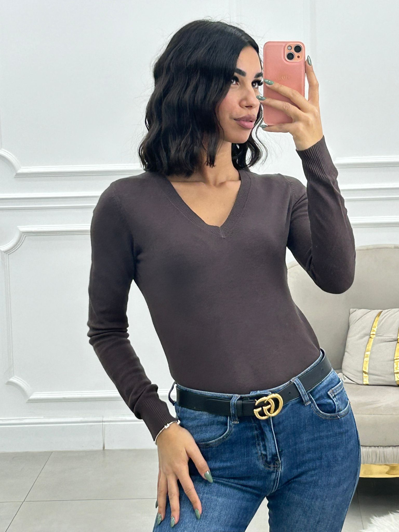 MAGLIONCINO SCOLLO PUNTA NEW AI26