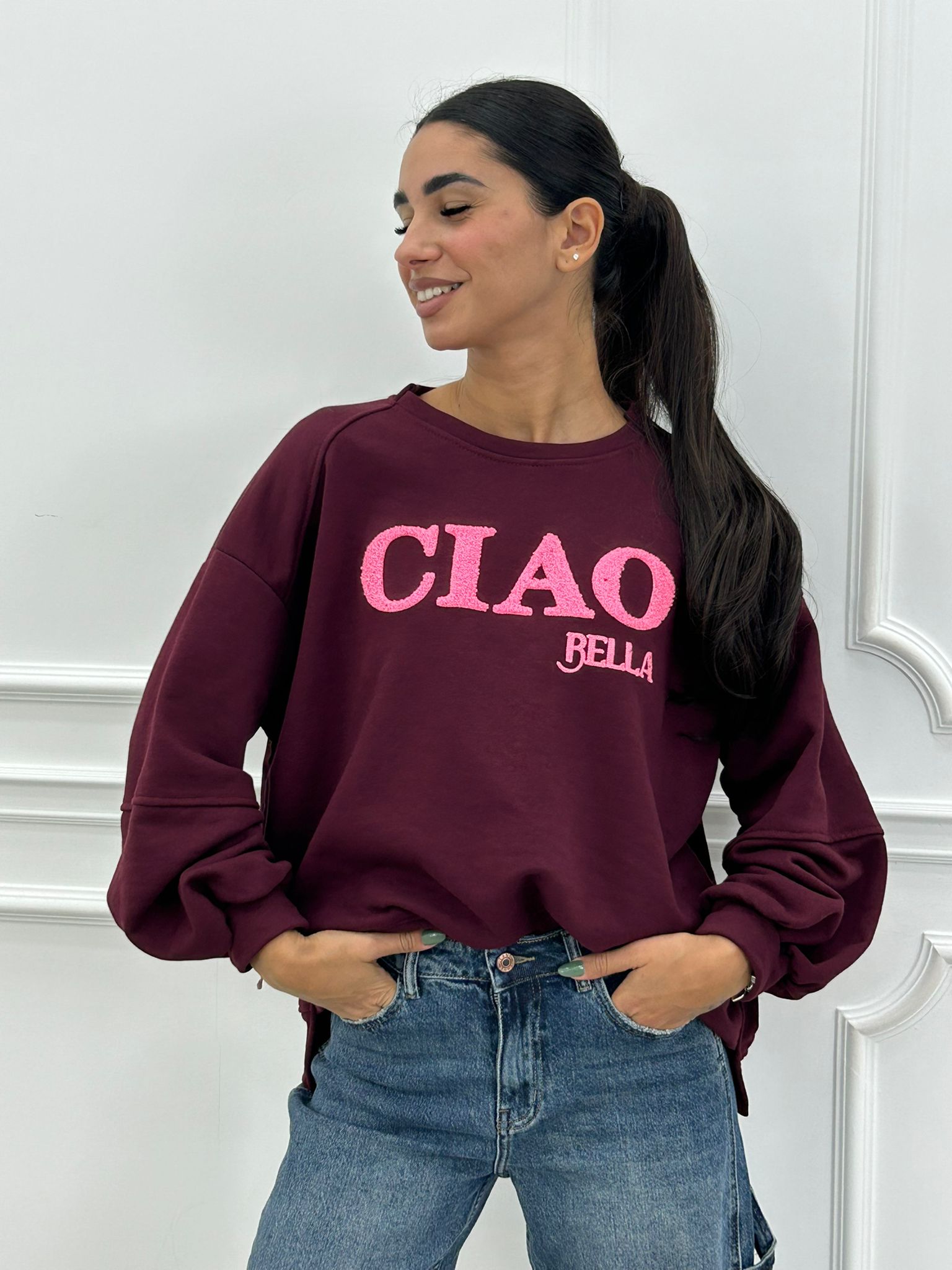 FELPA BELLA VIBES NEW AI26
