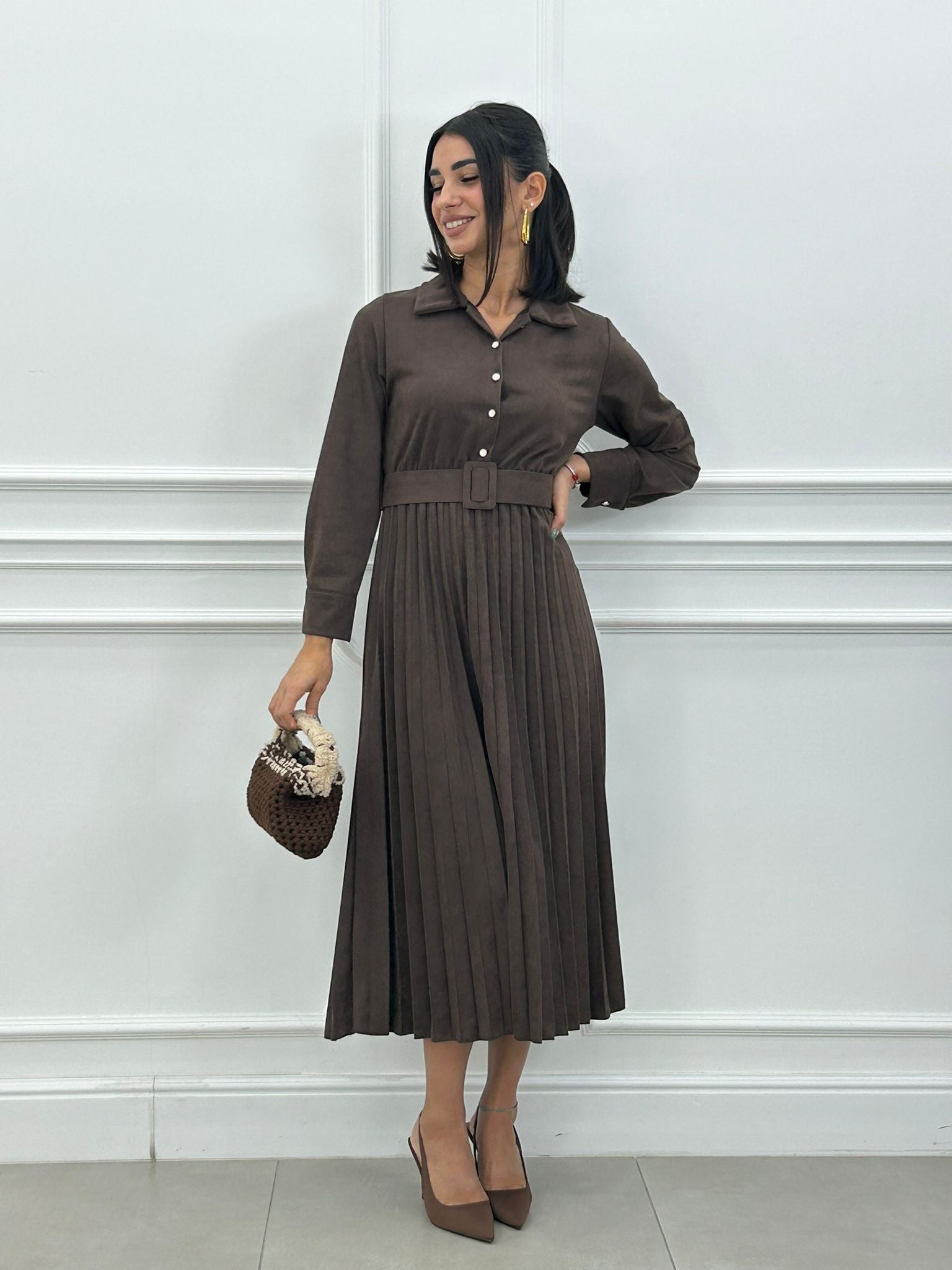 DRESS SUEDE NEW AI26