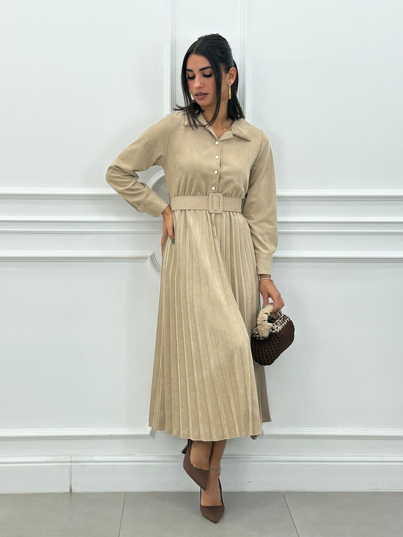 DRESS SUEDE NEW AI26