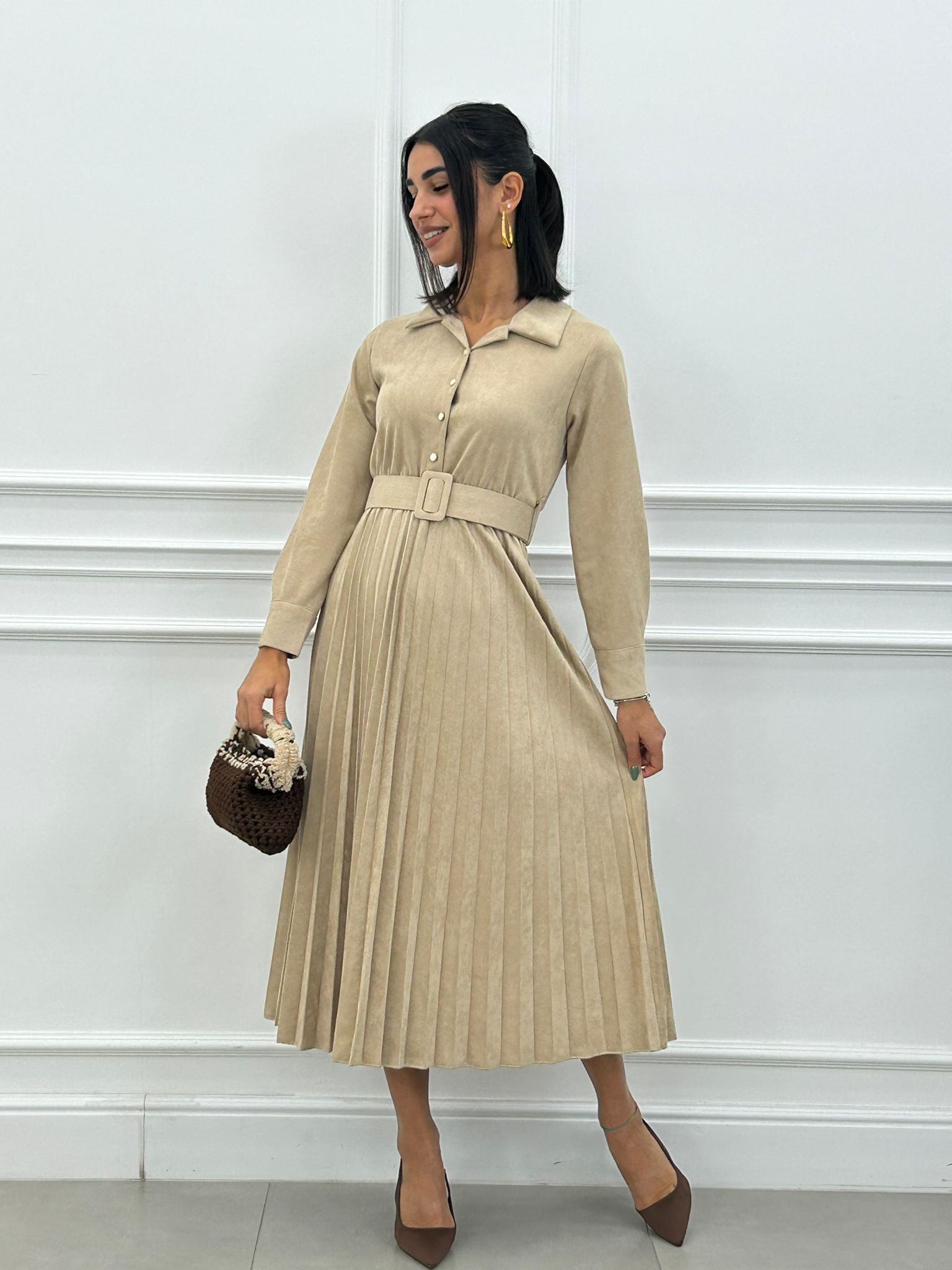 DRESS SUEDE NEW AI26
