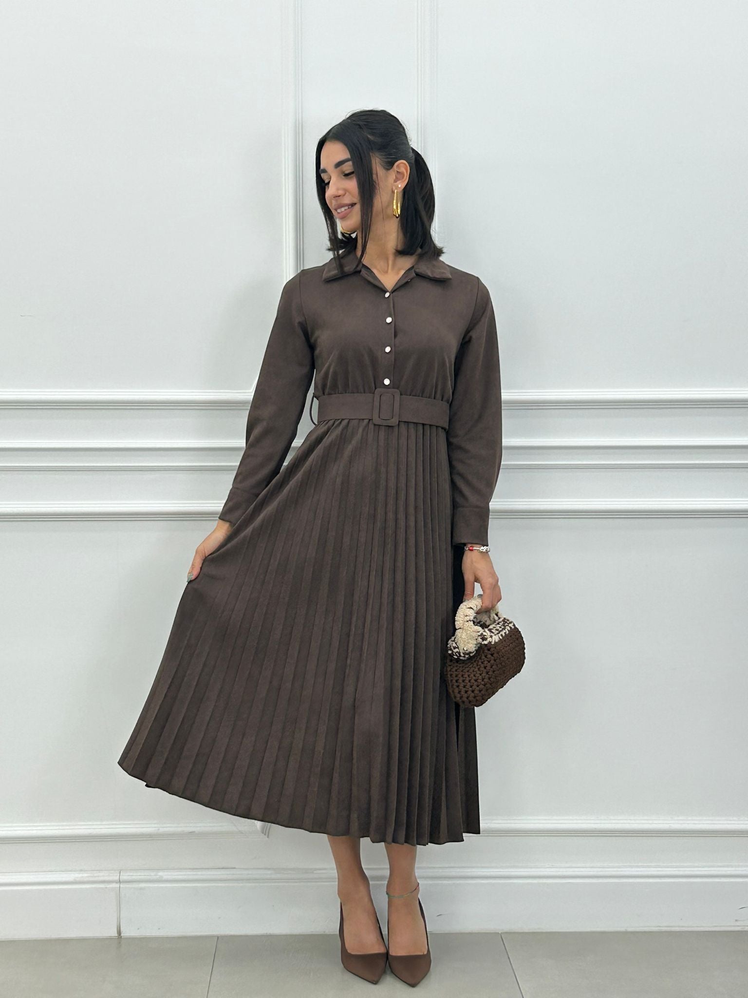 DRESS SUEDE NEW AI26