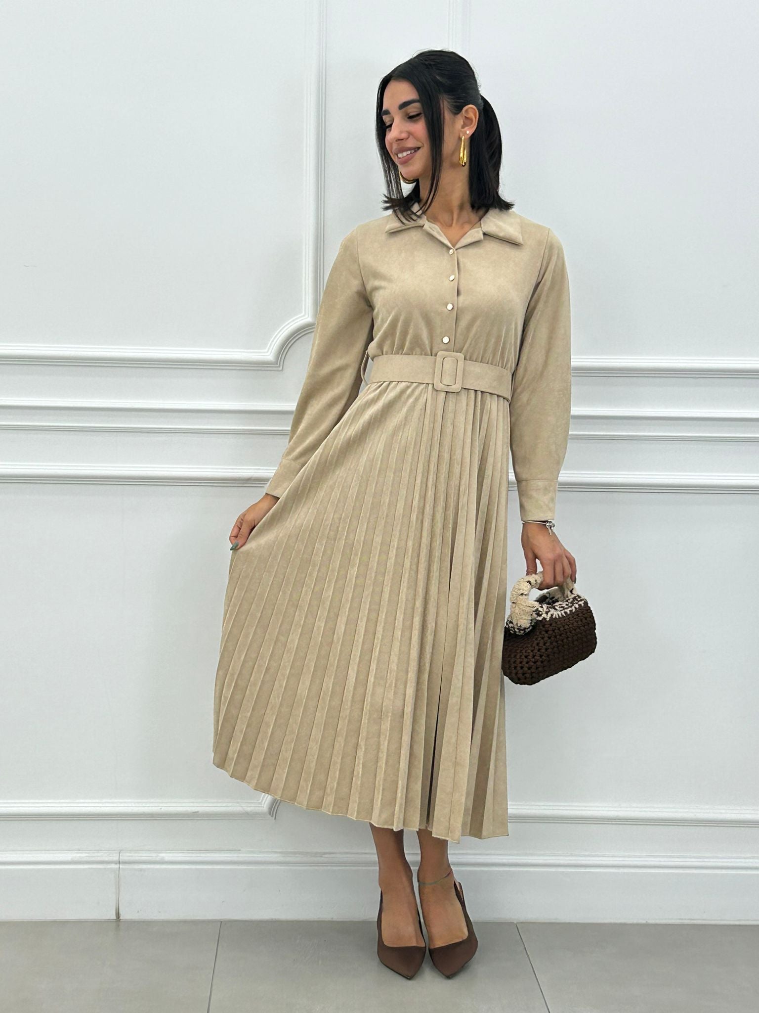 DRESS SUEDE NEW AI26
