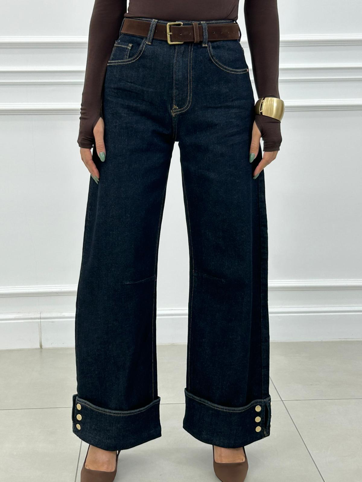 JEANS DARK BLUE PALAZZO NEW AI26