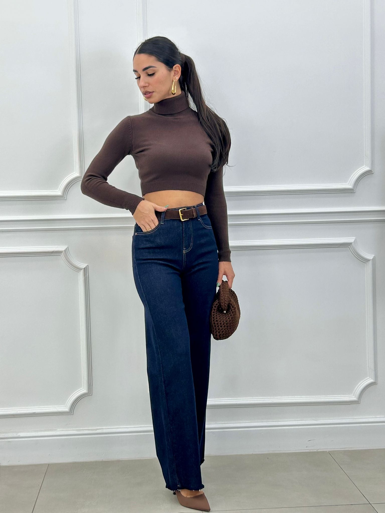 JEANS DARK WASH NEW AI26
