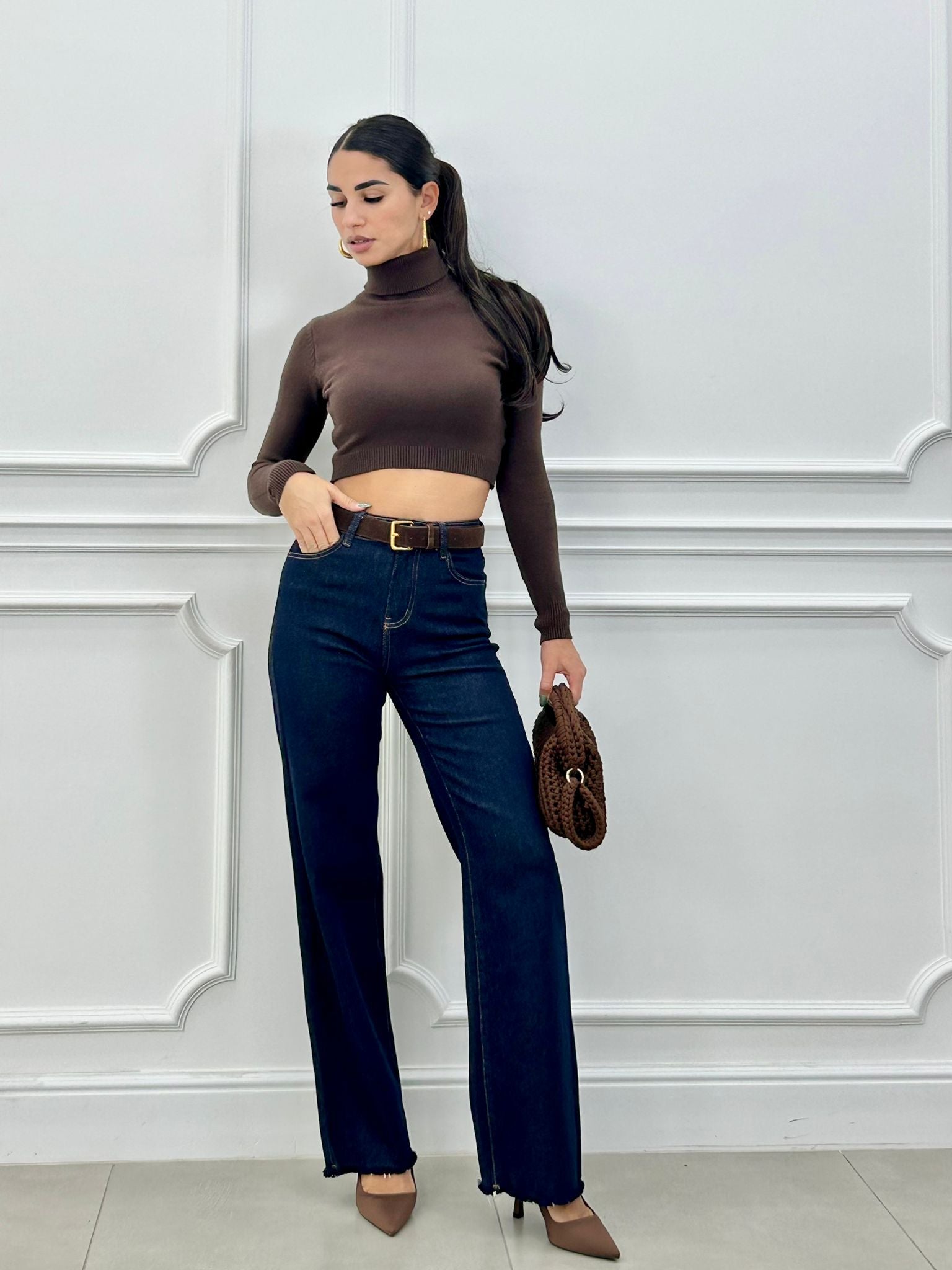 JEANS DARK WASH NEW AI26