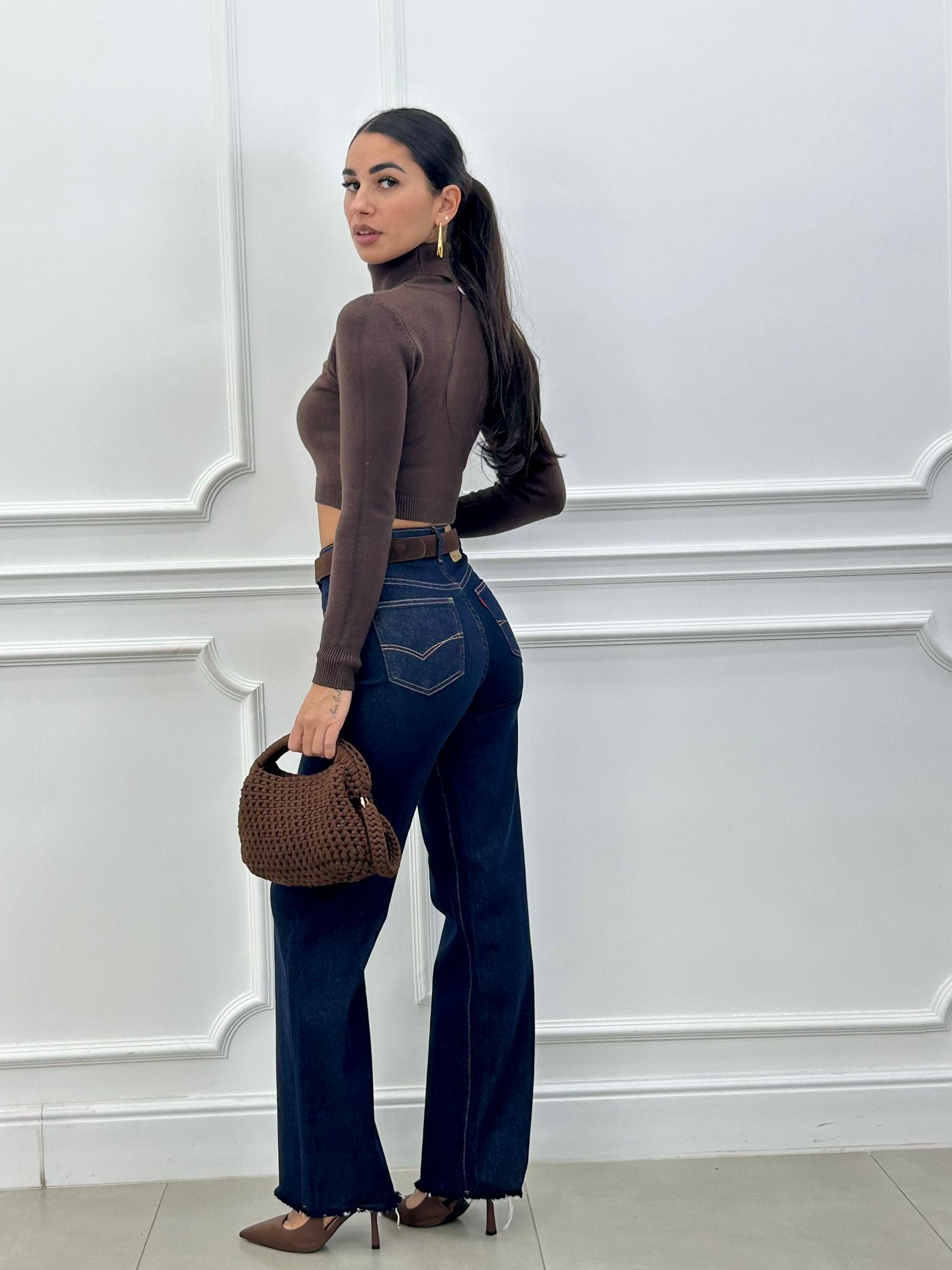 JEANS DARK WASH NEW AI26