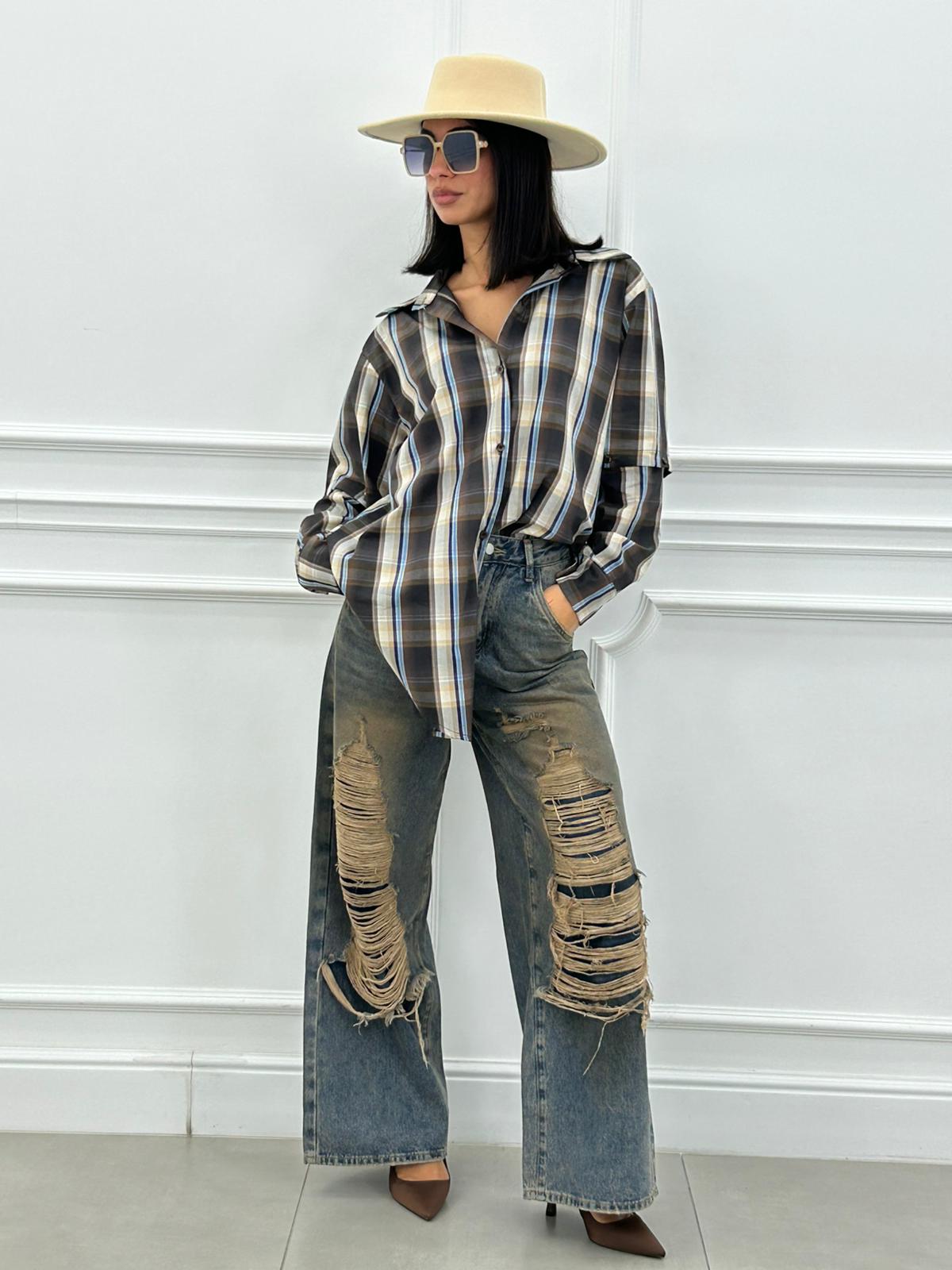 CAMICIA STREET GRID NEW AI26