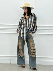 CAMICIA STREET GRID NEW AI26