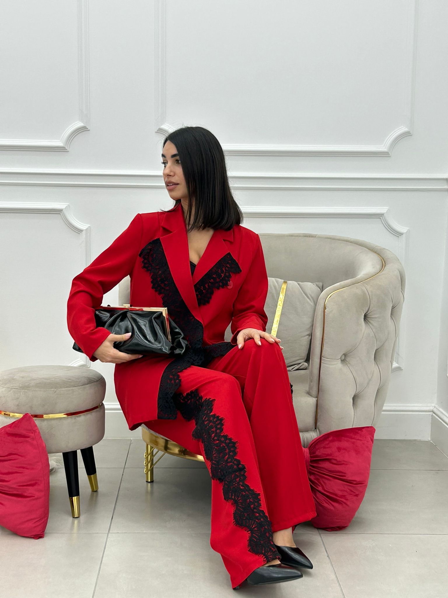 COORDINATO LACE SUIT NEW AI26