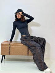 PANTALONE ANIMALIER NEW AI26