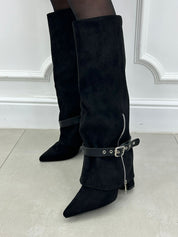 STIVALE CAMOSCIO CON FIBBIA NEW AI26