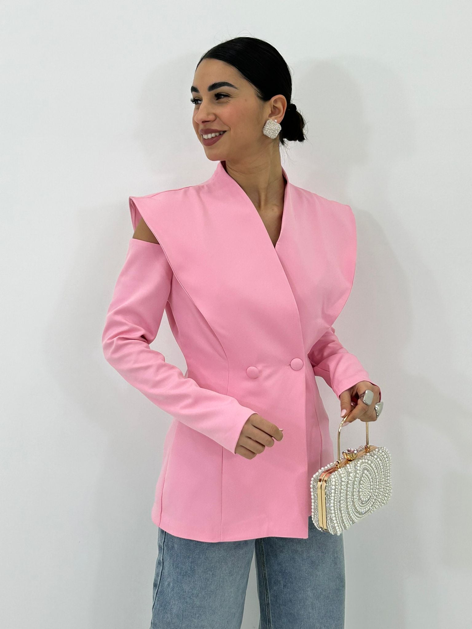 BLAZER CUT-OUT ELEGANCE NEW P/E26