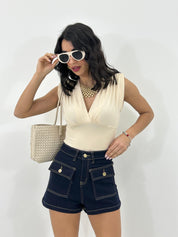 SHORTS DENIM OUTLINE NEW P/E26