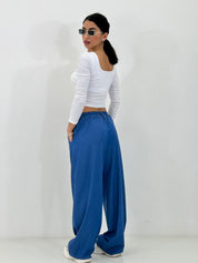 PANTALONE WRAP DENIM NEW P/E26
