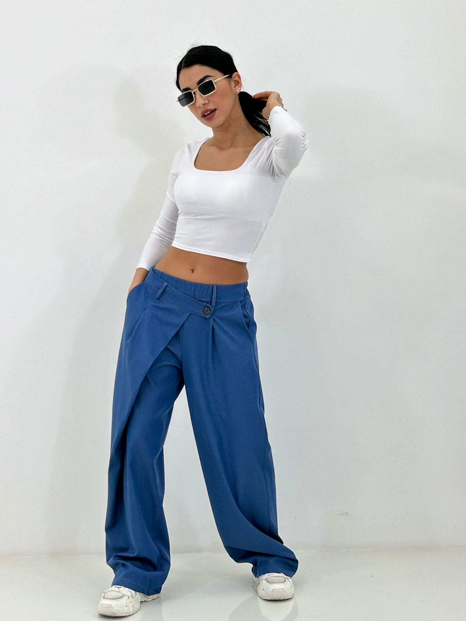 PANTALONE WRAP DENIM NEW P/E26