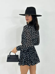 MINI DRESS SHEER POIS NEW P/E26