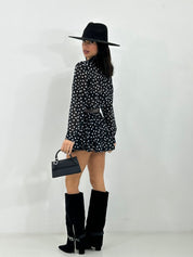 MINI DRESS SHEER POIS NEW P/E26