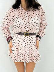 MINI DRESS SHEER POIS NEW P/E26