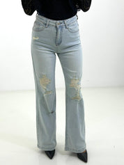 JEANS RAW CUT NEW P/E26