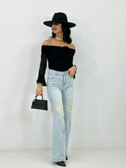 JEANS RAW CUT NEW P/E26