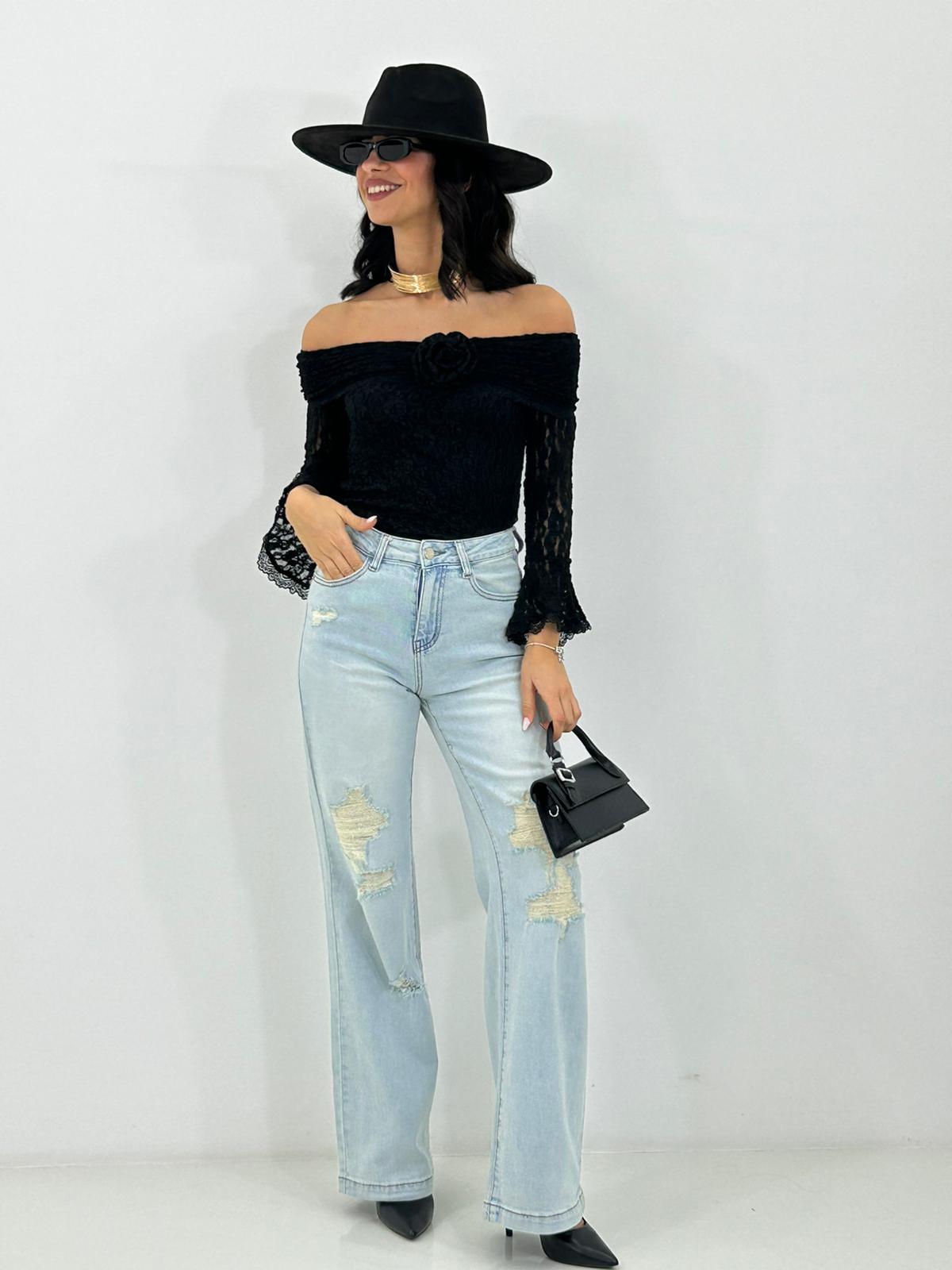 JEANS RAW CUT NEW P/E26