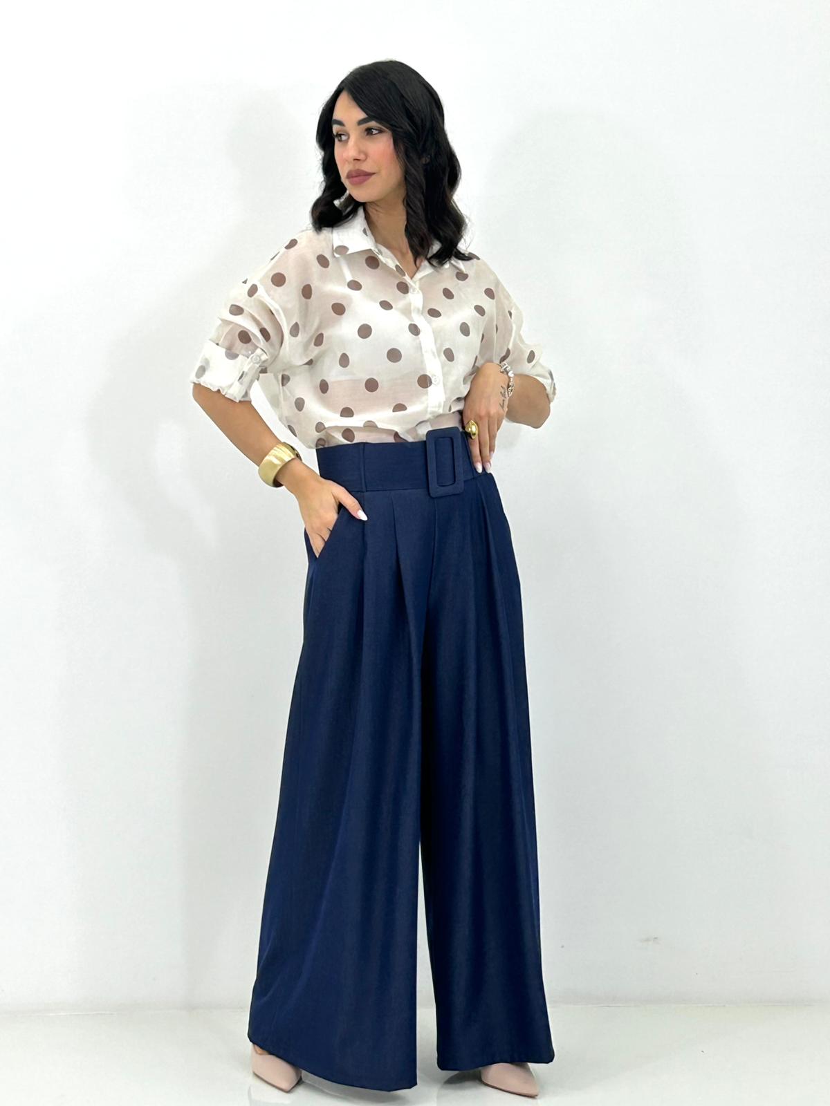 PANTALONE DENIM BELT NEW P/E26