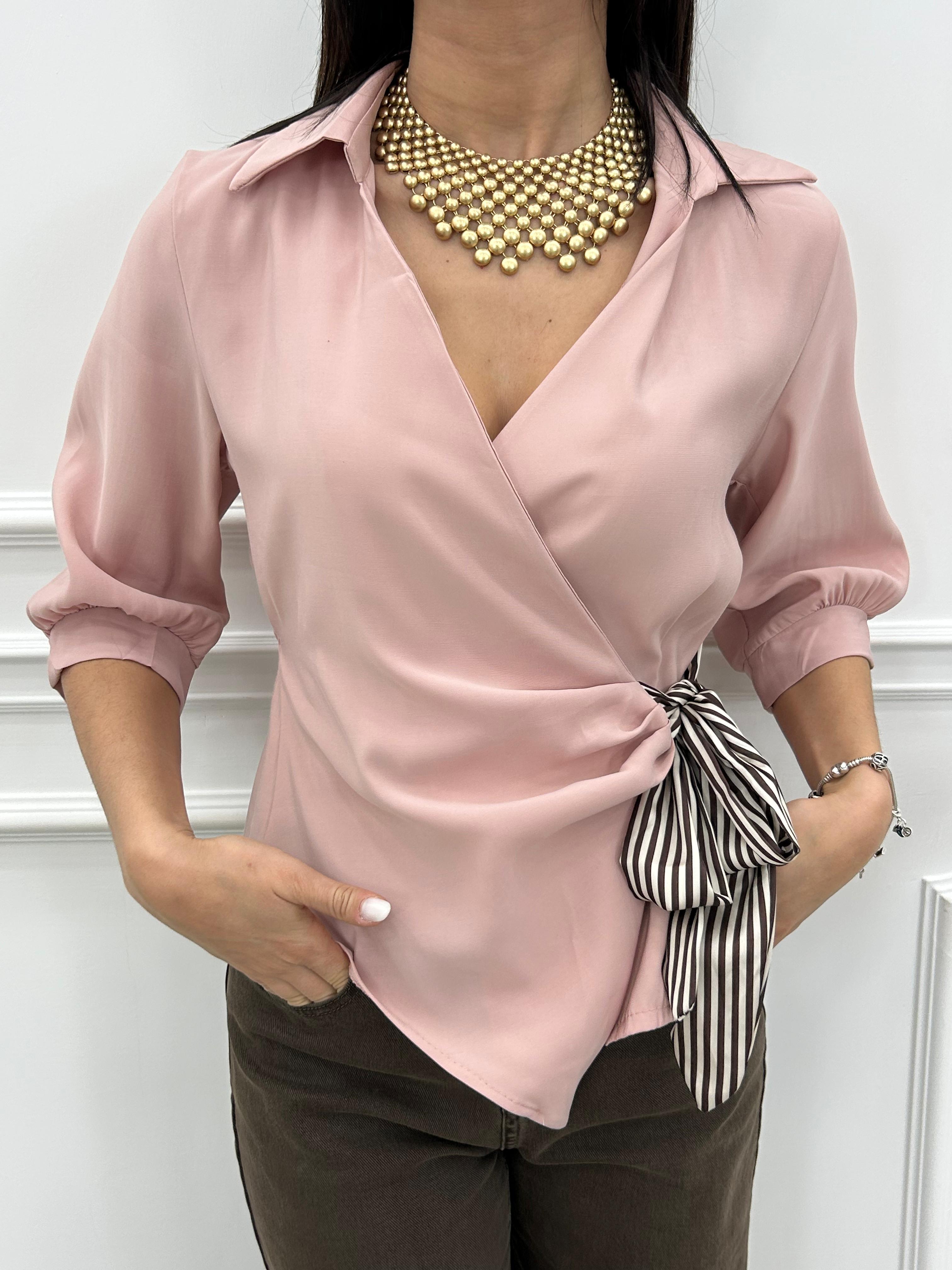 BLUSA INCROCIATA NEWPE/26