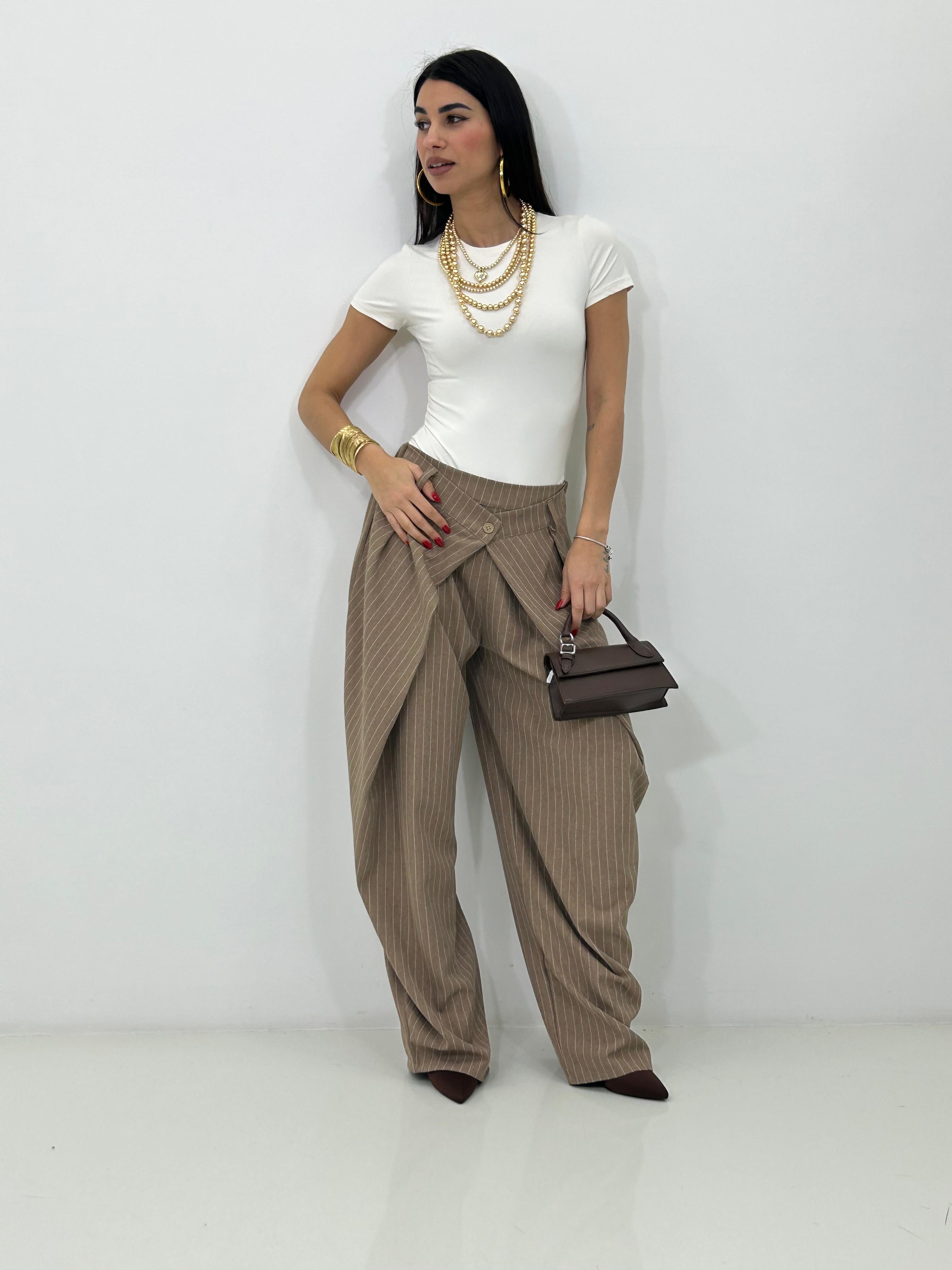 PANTALONE TAILORED WRAP PE/26